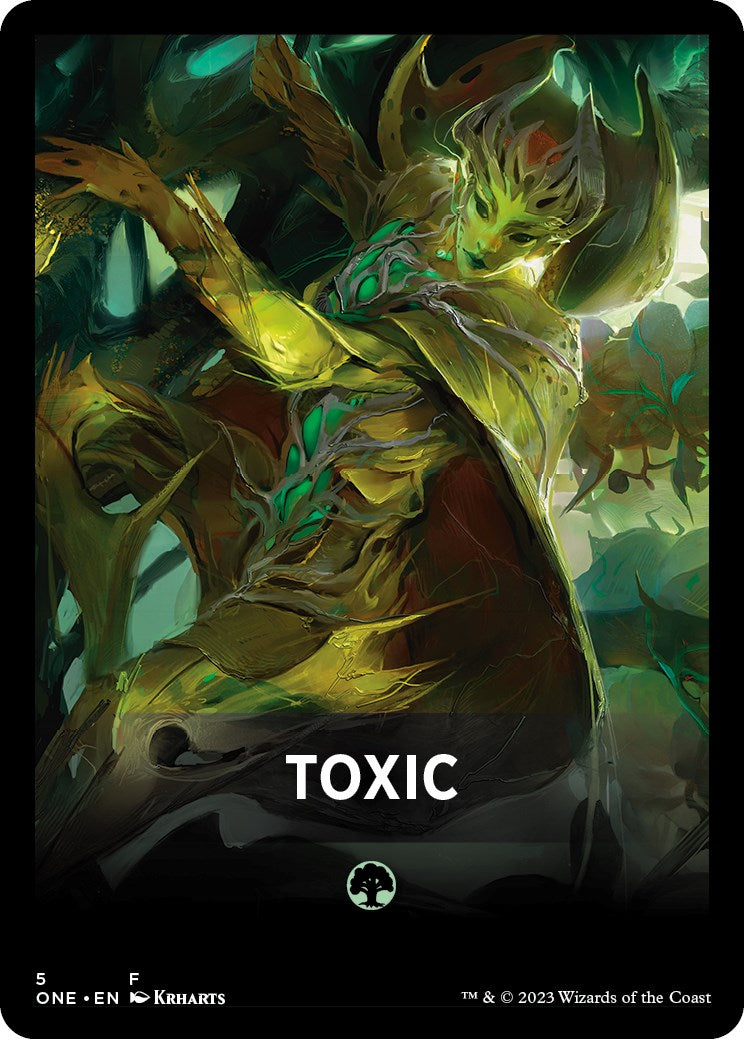 Toxic Theme Card [Phyrexia: All Will Be One Tokens] | Sanctuary Gaming