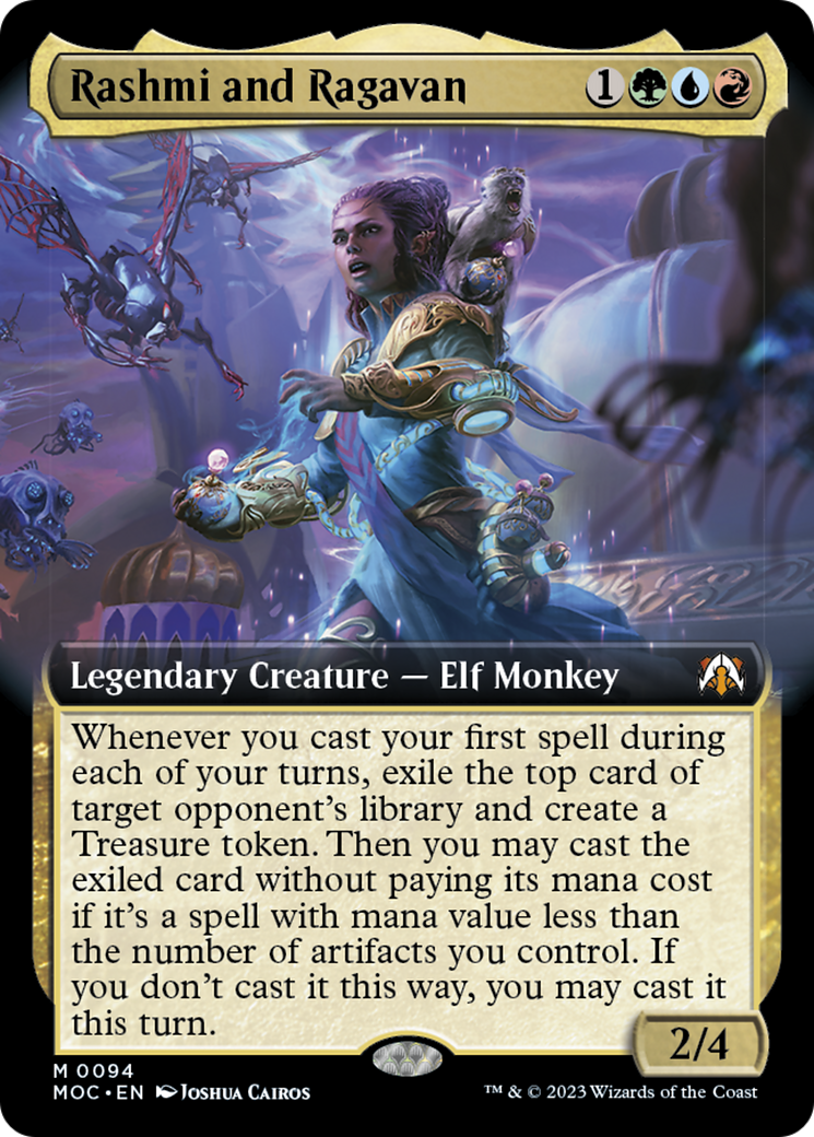 Rashmi and Ragavan (Extended Art) [March of the Machine Commander] | Sanctuary Gaming