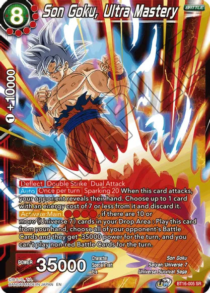 Son Goku, Ultra Mastery (BT16-005) [Realm of the Gods] | Sanctuary Gaming