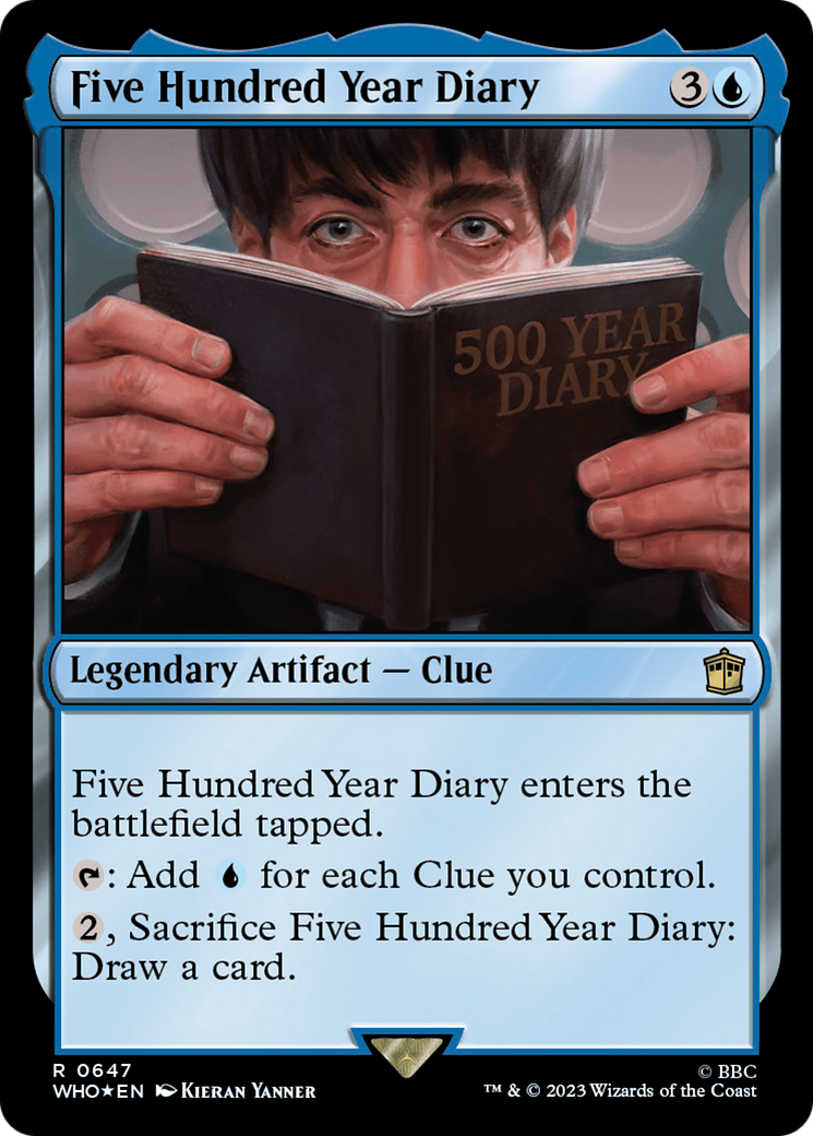 Five Hundred Year Diary (Surge Foil) [Doctor Who] | Sanctuary Gaming