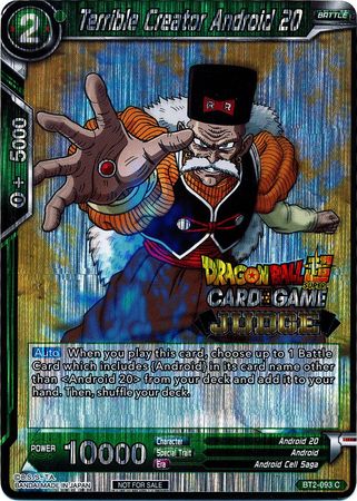 Terrible Creator Android 20 (BT2-093) [Judge Promotion Cards] | Sanctuary Gaming