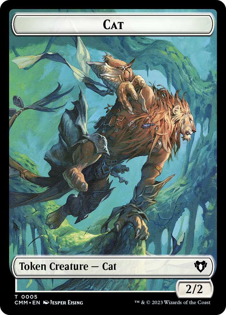 Treasure // Cat (0005) Double-Sided Token [Commander Masters Tokens] | Sanctuary Gaming