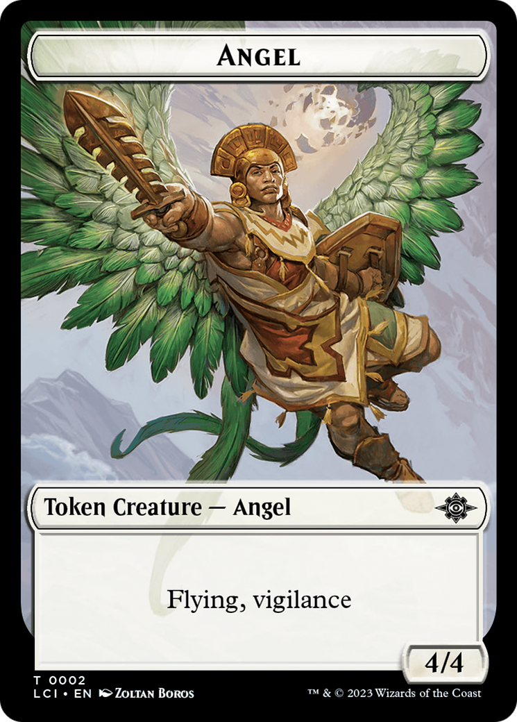 Angel Token [The Lost Caverns of Ixalan Tokens] | Sanctuary Gaming