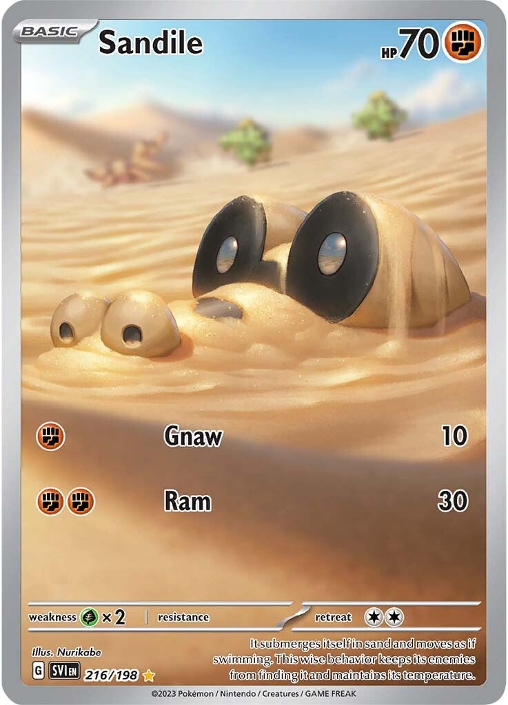 Sandile (216/198) [Scarlet & Violet: Base Set] | Sanctuary Gaming