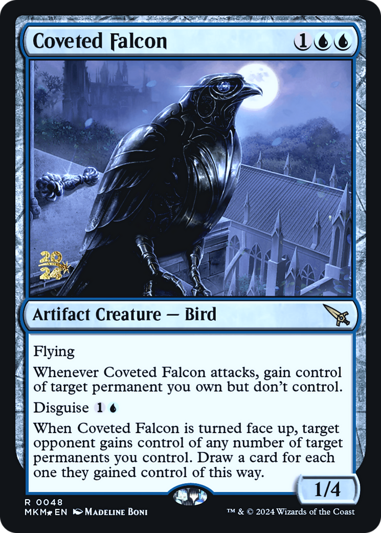 Coveted Falcon [Murders at Karlov Manor Prerelease Promos] | Sanctuary Gaming
