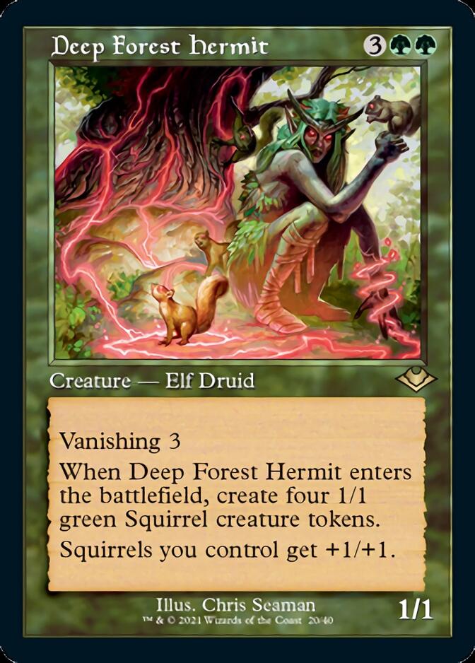 Deep Forest Hermit (Retro Foil Etched) [Modern Horizons] | Sanctuary Gaming