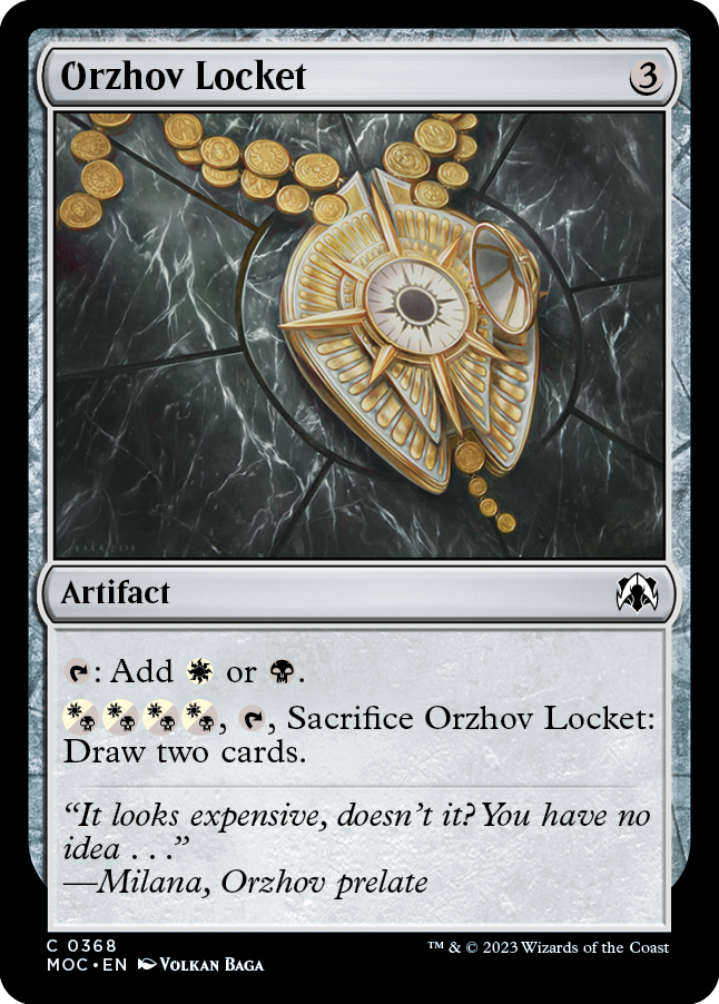 Orzhov Locket [March of the Machine Commander] | Sanctuary Gaming