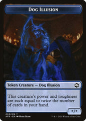 Zombie // Dog Illusion Double-Sided Token [Dungeons & Dragons: Adventures in the Forgotten Realms Tokens] | Sanctuary Gaming