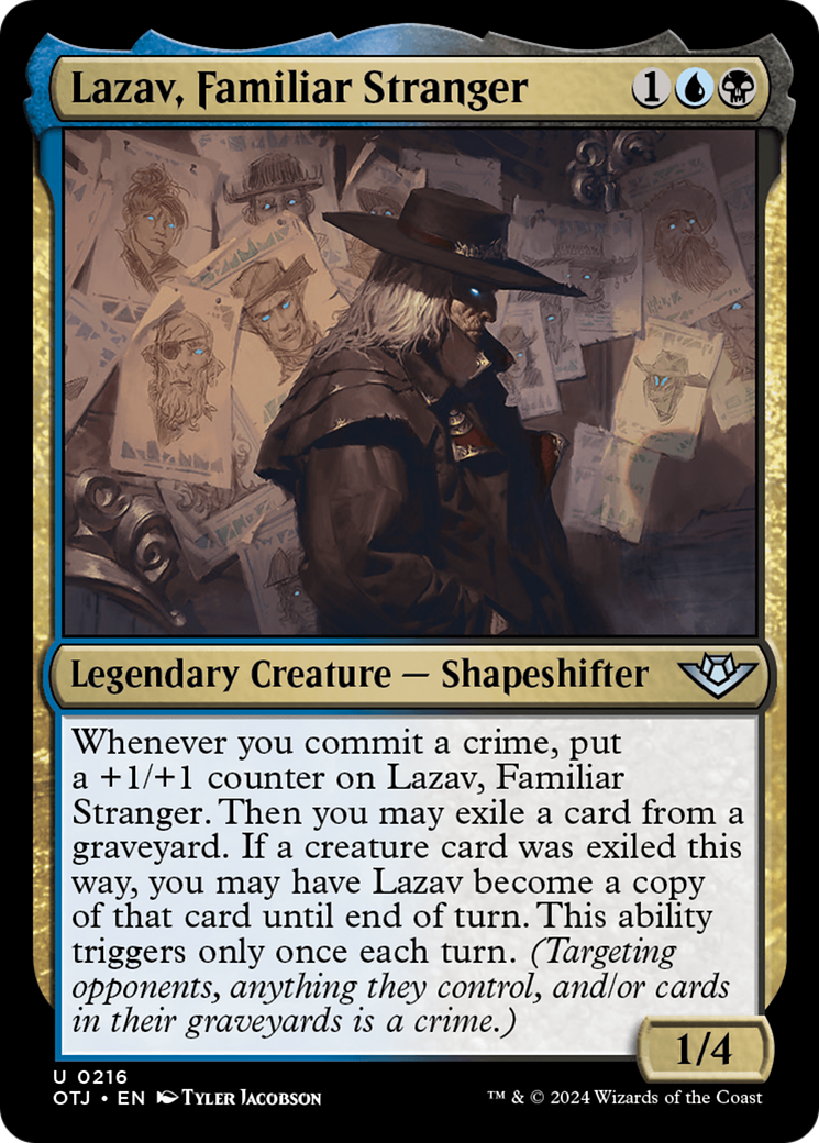 Lazav, Familiar Stranger [Outlaws of Thunder Junction] | Sanctuary Gaming