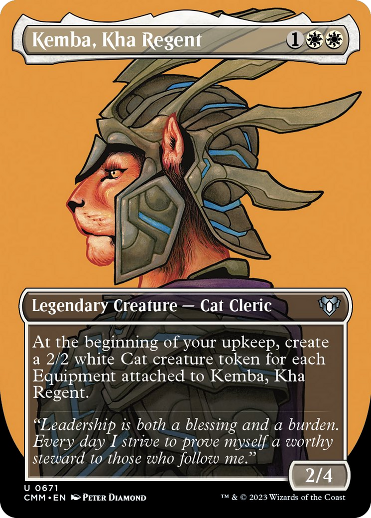 Kemba, Kha Regent (Borderless Profile) [Commander Masters] | Sanctuary Gaming