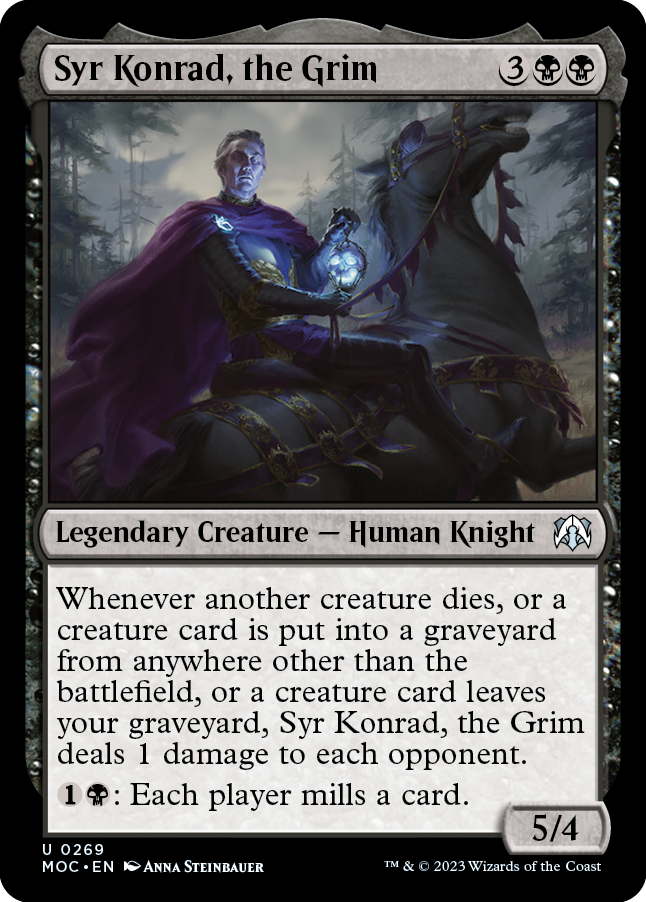 Syr Konrad, the Grim [March of the Machine Commander] | Sanctuary Gaming