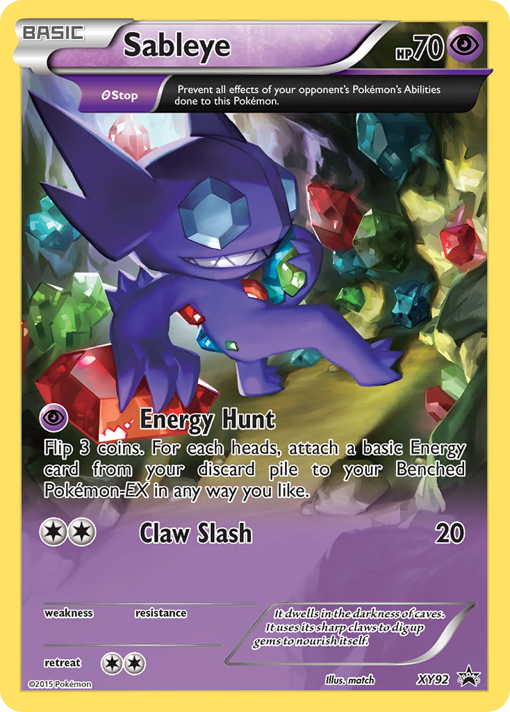 Sableye (XY92) [XY: Black Star Promos] | Sanctuary Gaming