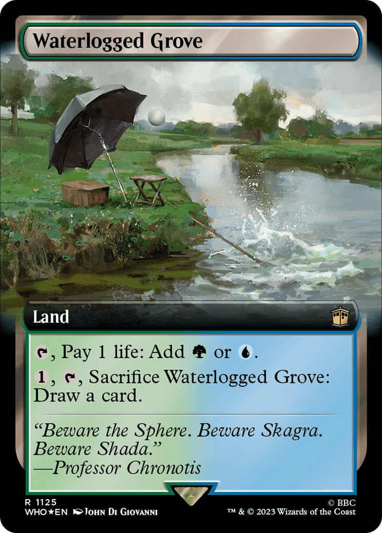 Waterlogged Grove (Extended Art) (Surge Foil) [Doctor Who] | Sanctuary Gaming