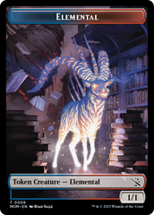 Elemental (9) // Knight Double-Sided Token [March of the Machine Tokens] | Sanctuary Gaming