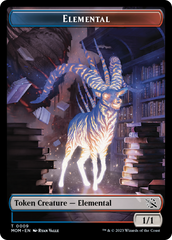 Elemental (9) // Teferi's Talent Emblem Double-Sided Token [March of the Machine Tokens] | Sanctuary Gaming