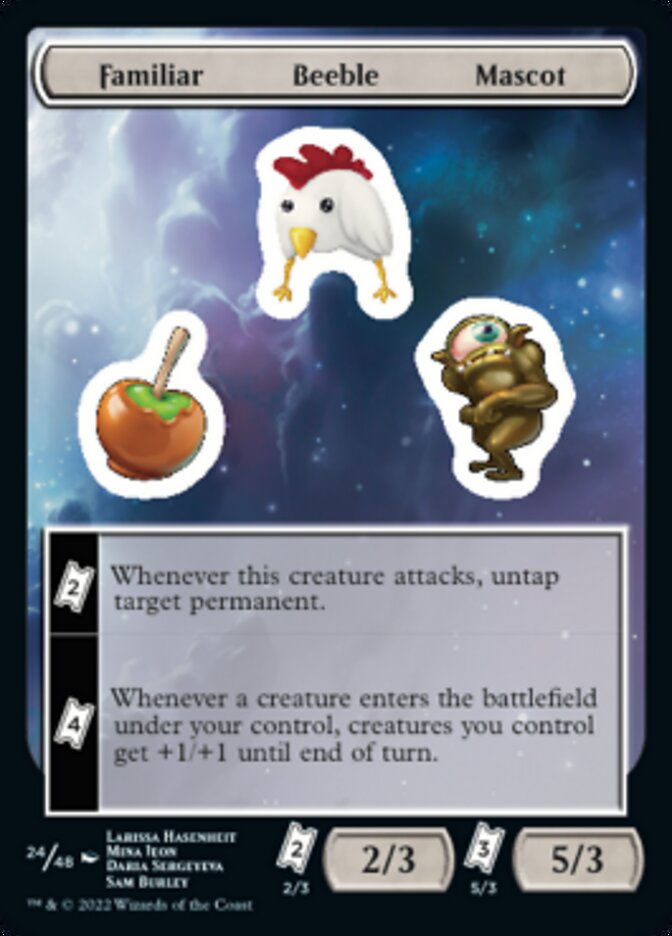 Familiar Beeble Mascot [Unfinity Stickers] | Sanctuary Gaming