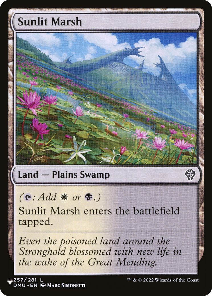 Sunlit Marsh [The List Reprints] | Sanctuary Gaming