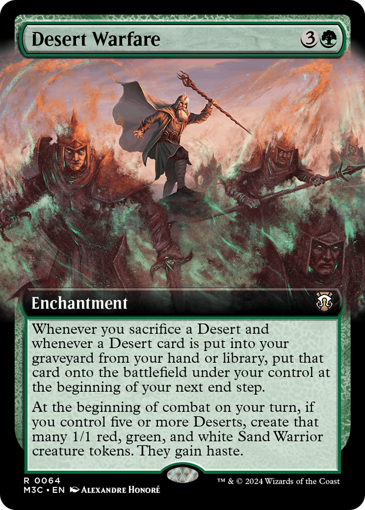 Desert Warfare (Extended Art) [Modern Horizons 3 Commander] | Sanctuary Gaming