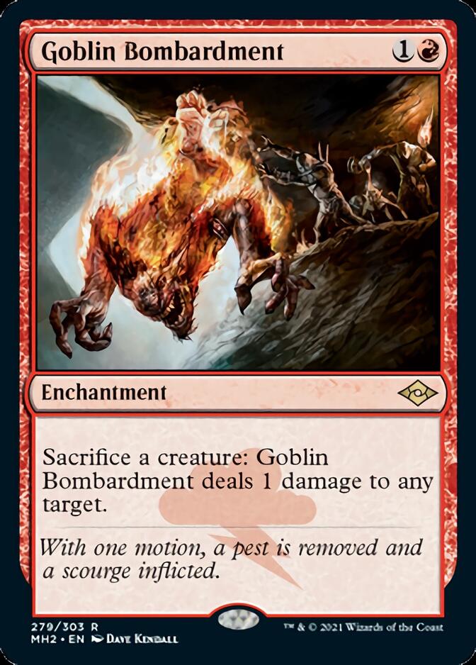Goblin Bombardment (Foil Etched) [Modern Horizons 2] | Sanctuary Gaming