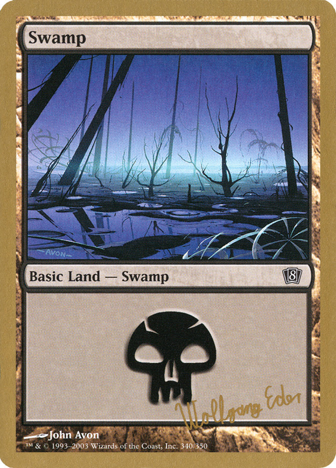 Swamp (we340) (Wolfgang Eder) [World Championship Decks 2003] | Sanctuary Gaming