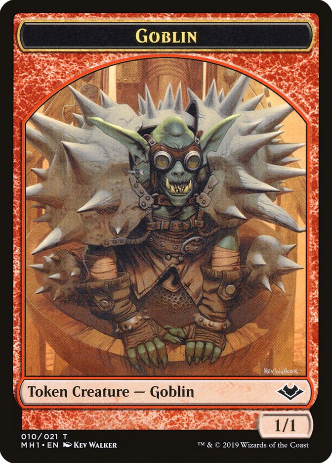 Goblin (010) // Wrenn and Six Emblem Double-Sided Token [Modern Horizons Tokens] | Sanctuary Gaming