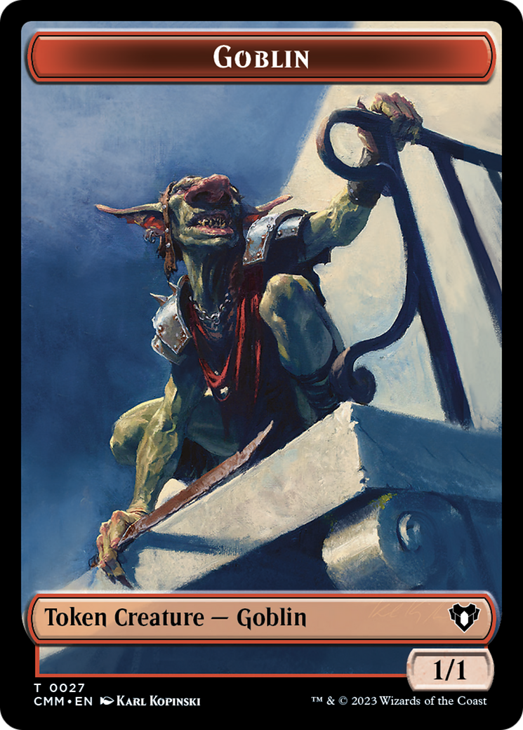 Goblin Token [Commander Masters Tokens] | Sanctuary Gaming