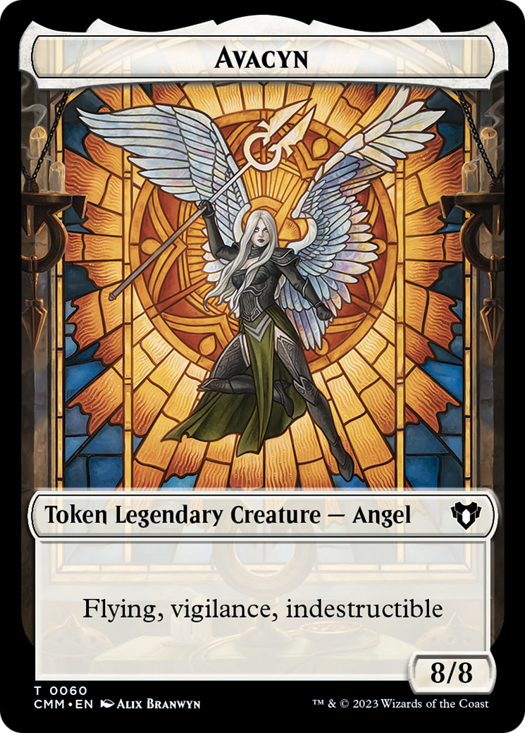 Copy (54) // Avacyn Double-Sided Token [Commander Masters Tokens] | Sanctuary Gaming