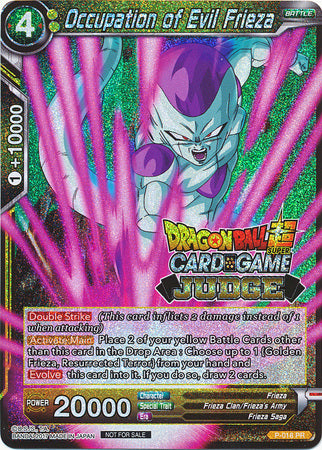 Occupation of Evil Frieza (P-018) [Judge Promotion Cards] | Sanctuary Gaming