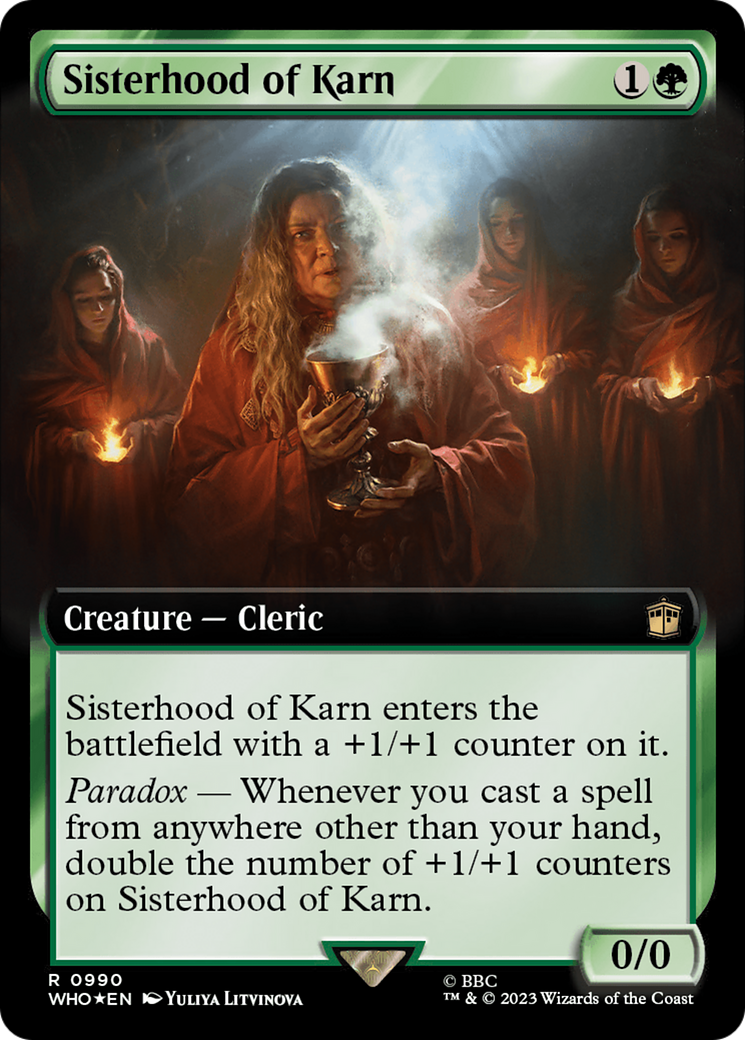 Sisterhood of Karn (Extended Art) (Surge Foil) [Doctor Who] | Sanctuary Gaming