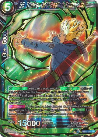 SS Trunks, God-Sealing Technique (BT10-044) [Rise of the Unison Warrior 2nd Edition] | Sanctuary Gaming