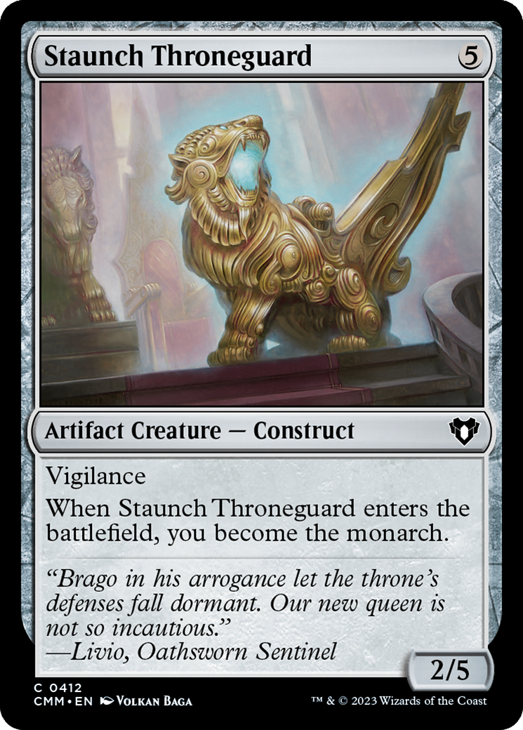 Staunch Throneguard [Commander Masters] | Sanctuary Gaming