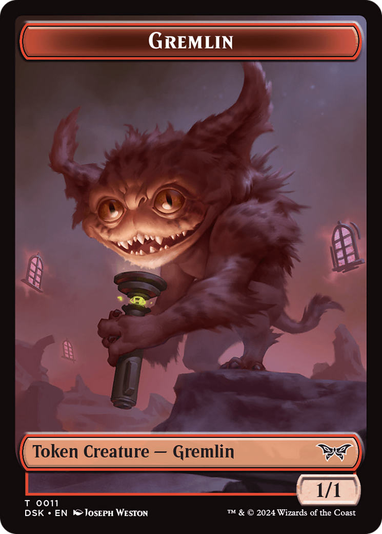 Gremlin Token [Duskmourn: House of Horror Tokens] | Sanctuary Gaming