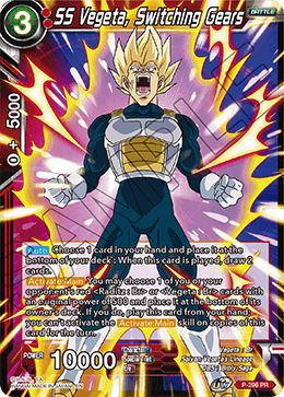 SS Vegeta, Switching Gears (P-296) [Tournament Promotion Cards] | Sanctuary Gaming