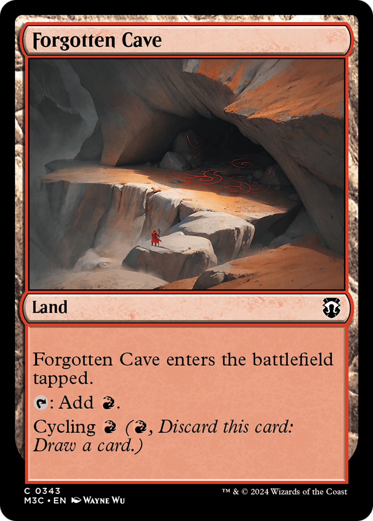 Forgotten Cave (Ripple Foil) [Modern Horizons 3 Commander] | Sanctuary Gaming