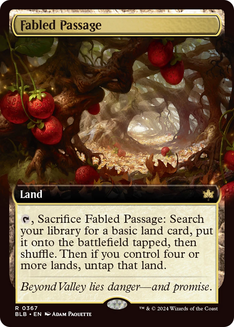Fabled Passage (Extended Art) [Bloomburrow] | Sanctuary Gaming