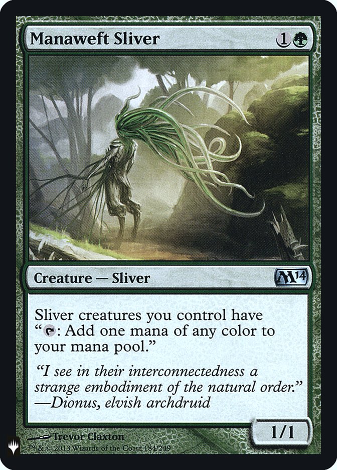 Manaweft Sliver [Mystery Booster] | Sanctuary Gaming