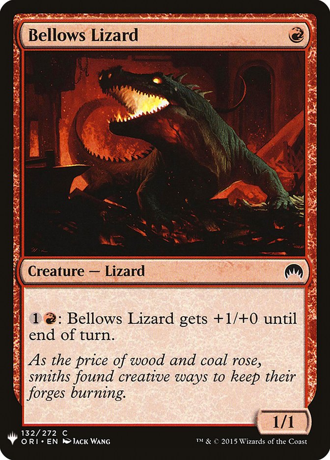 Bellows Lizard [Mystery Booster] | Sanctuary Gaming