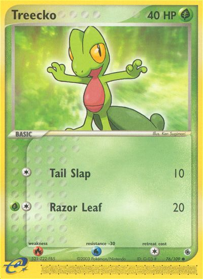 Treecko (76/109) [EX: Ruby & Sapphire] | Sanctuary Gaming