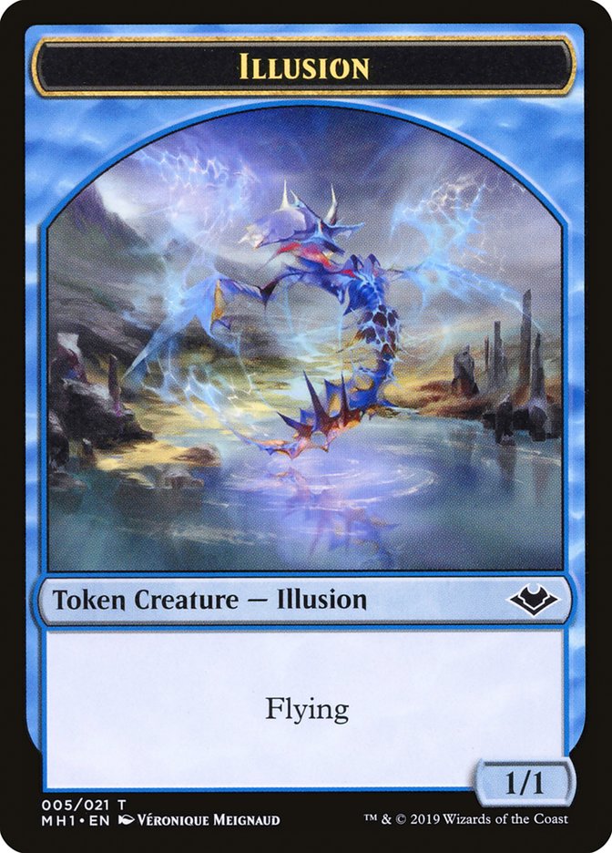 Angel (002) // Illusion (005) Double-Sided Token [Modern Horizons Tokens] | Sanctuary Gaming