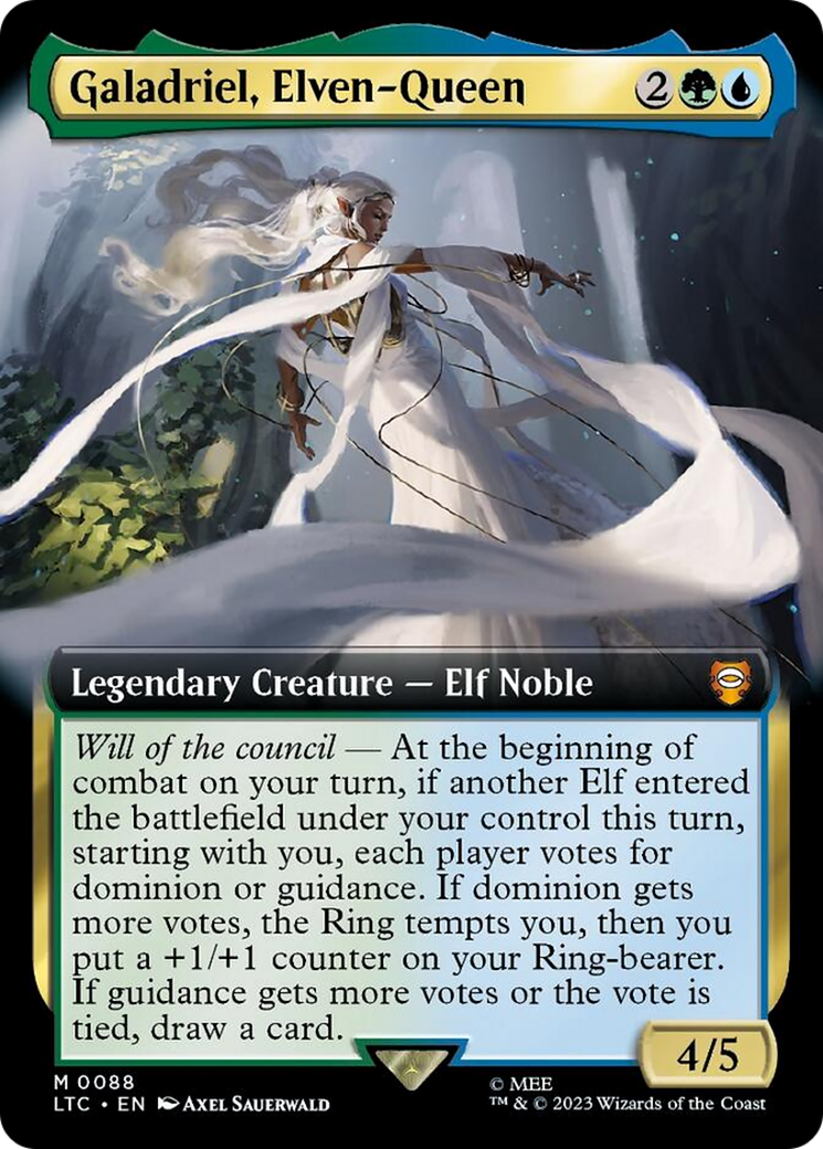 Galadriel, Elven-Queen (Extended Art) [The Lord of the Rings: Tales of Middle-Earth Commander] | Sanctuary Gaming