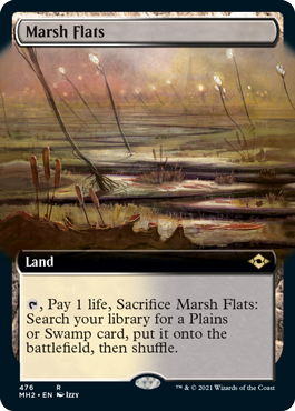 Marsh Flats (Extended Art) [Modern Horizons 2] | Sanctuary Gaming