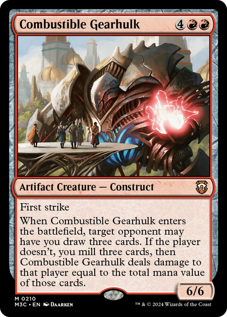 Combustible Gearhulk [Modern Horizons 3 Commander] | Sanctuary Gaming