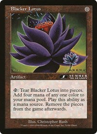 Blacker Lotus (Oversized) [Oversize Cards] | Sanctuary Gaming