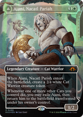 Ajani, Nacatl Pariah // Ajani, Nacatl Avenger (Borderless) (Textured Foil) [Modern Horizons 3] | Sanctuary Gaming