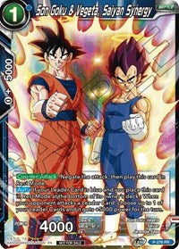 Son Goku & Vegeta, Saiyan Synergy (Unison Warrior Series Tournament Pack Vol.3) (P-276) [Tournament Promotion Cards] | Sanctuary Gaming