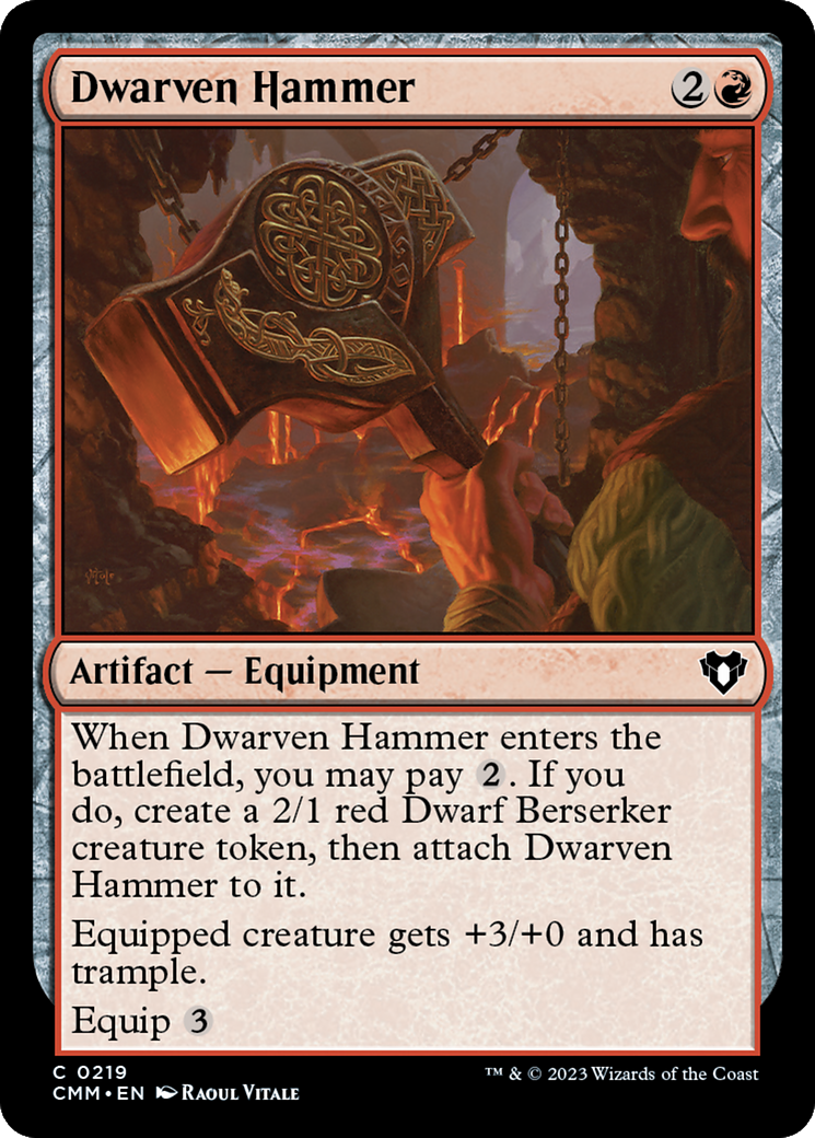 Dwarven Hammer [Commander Masters] | Sanctuary Gaming