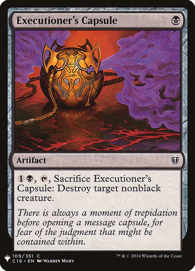 Executioner's Capsule [Mystery Booster] | Sanctuary Gaming