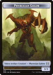 Phyrexian Goblin // Phyrexian Golem Double-Sided Token [Phyrexia: All Will Be One Tokens] | Sanctuary Gaming