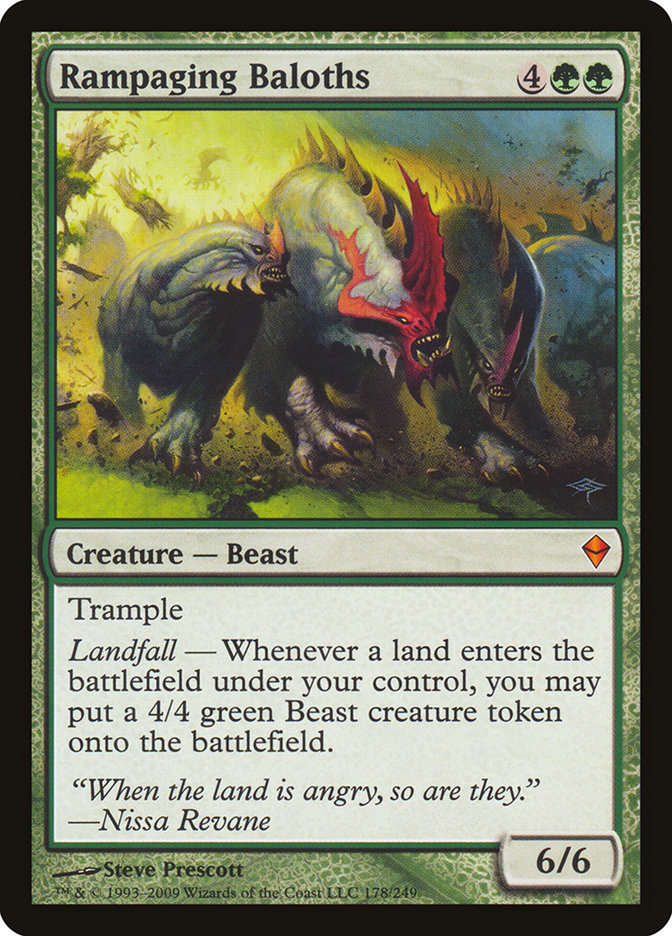 Rampaging Baloths (Oversized) [Oversize Cards] | Sanctuary Gaming