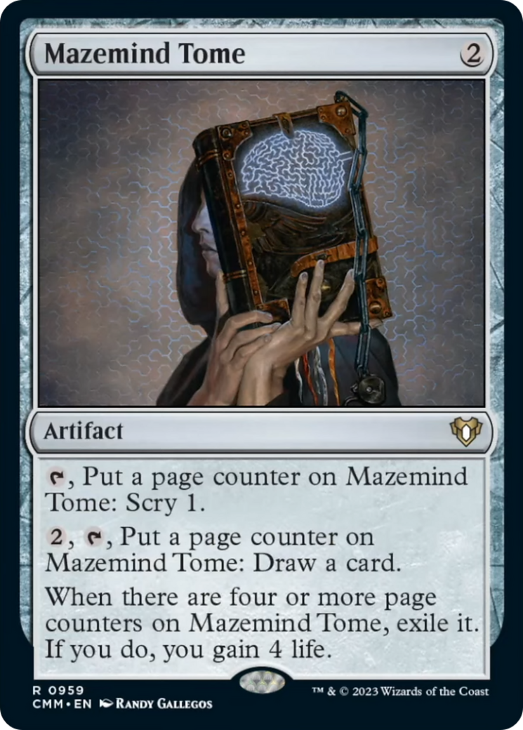 Mazemind Tome [Commander Masters] | Sanctuary Gaming